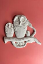 Refsan Aile Baykuş Seramik Bisküvi