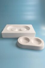 Refsan İkili Mama Kabı Alçı Kalıp