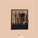 14 Parça Geleneksel Çin Resim Fırçası Seti Hasır Çantalı